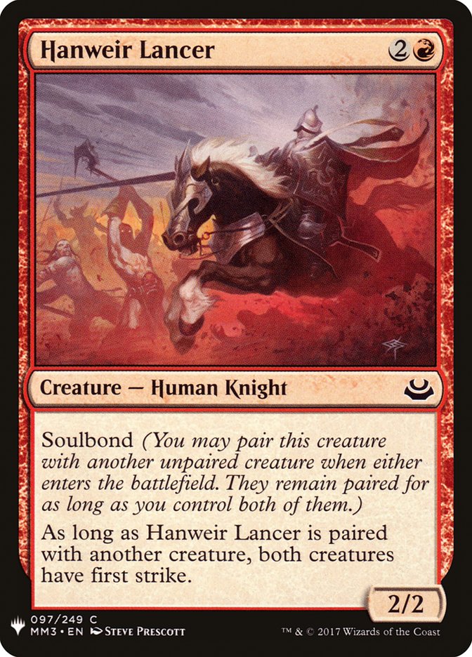 Hanweir Lancer [Mystery Booster] | Silver Goblin