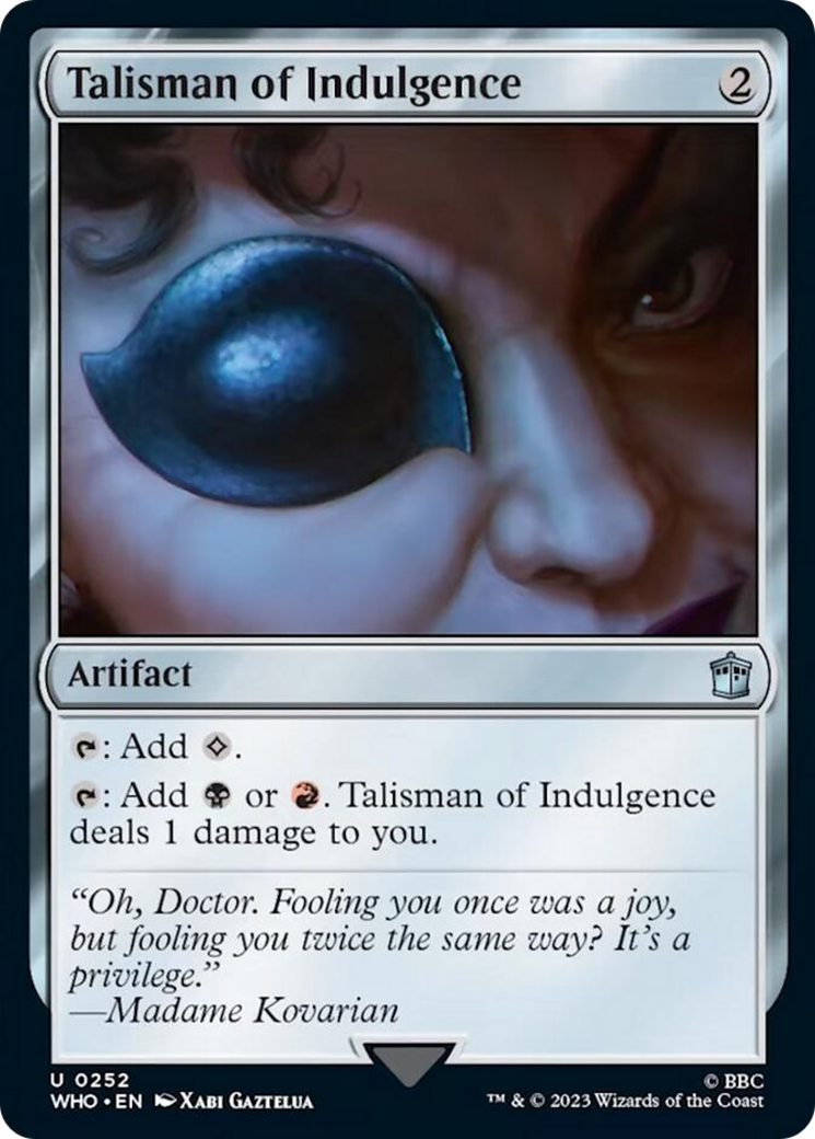 Talisman of Indulgence [Doctor Who] | Silver Goblin