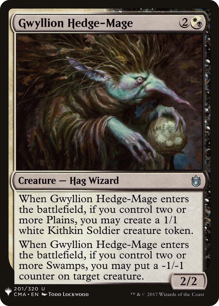 Gwyllion Hedge-Mage (CMA-201) - The List