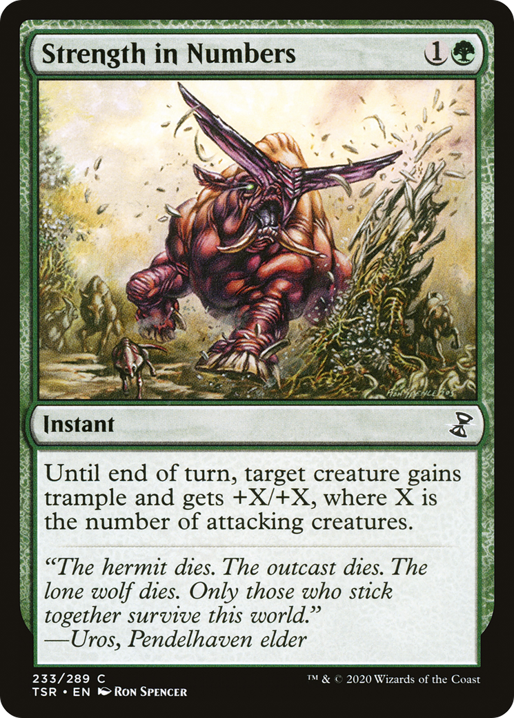 Strength in Numbers (233) Foil - Time Spiral Remastered
