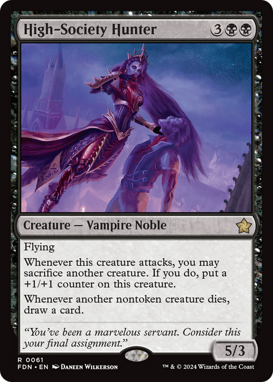 High-Society Hunter [Foundations] Foil