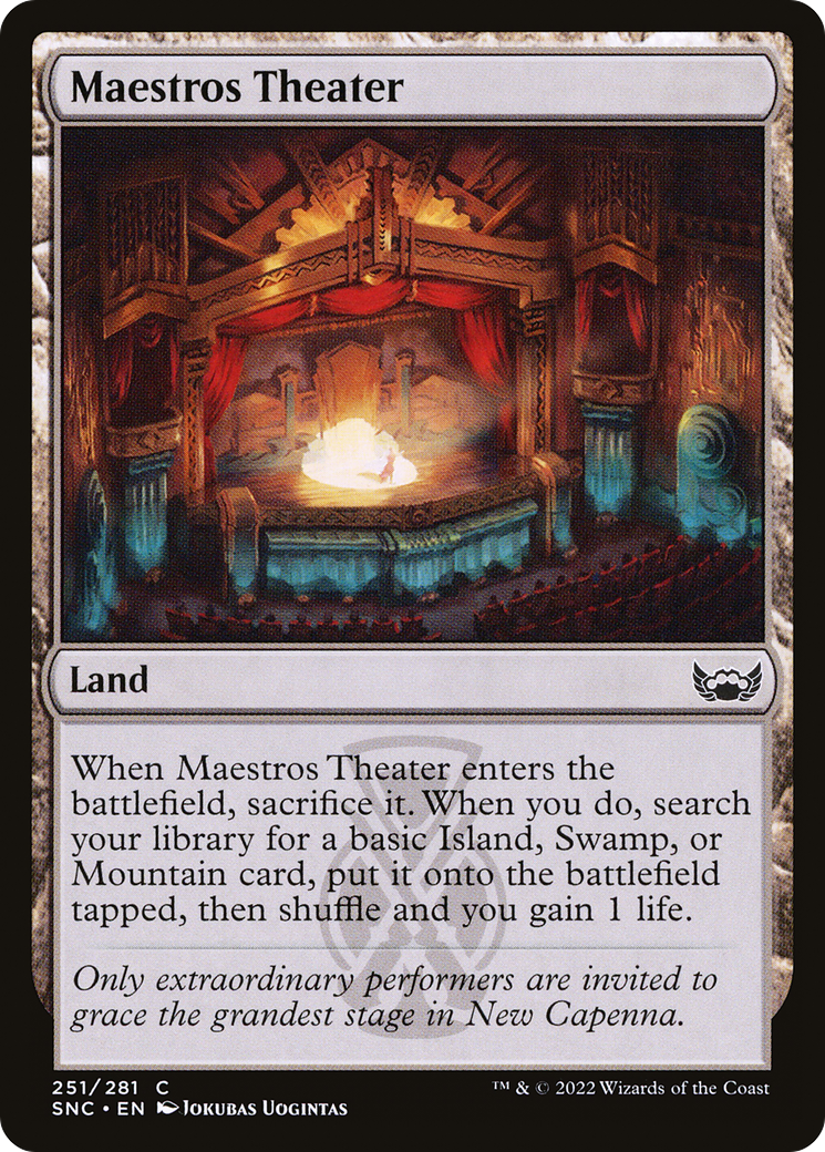 Maestros Theater [Streets of New Capenna] Foil