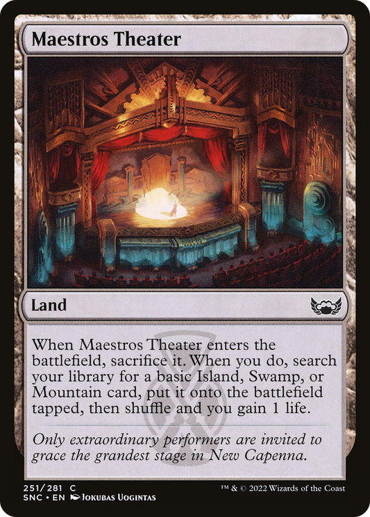 Maestros Theater [Streets of New Capenna] Foil