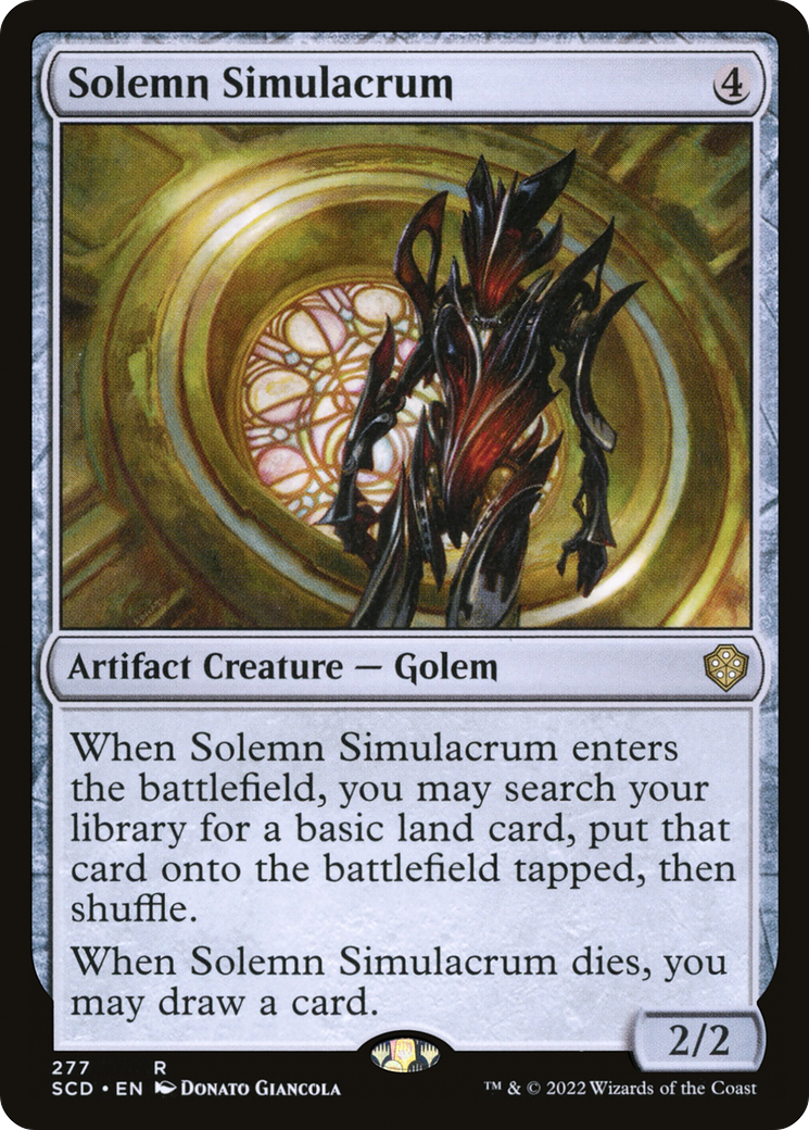 Solemn Simulacrum [Starter Commander Decks] | Silver Goblin