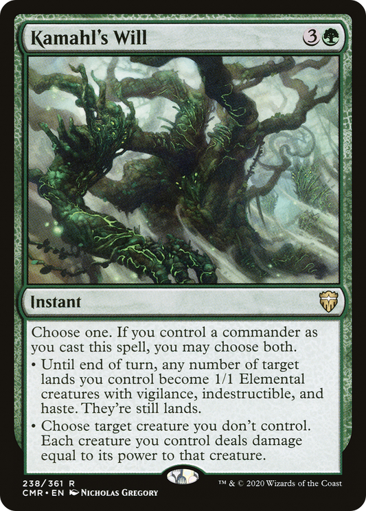 Kamahl's Will (238) Foil - Commander Legends