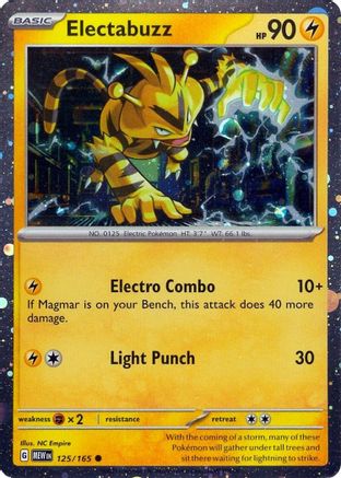Electabuzz - 125/165 (Cosmos Holo) (125) Holofoil - Miscellaneous Cards & Products