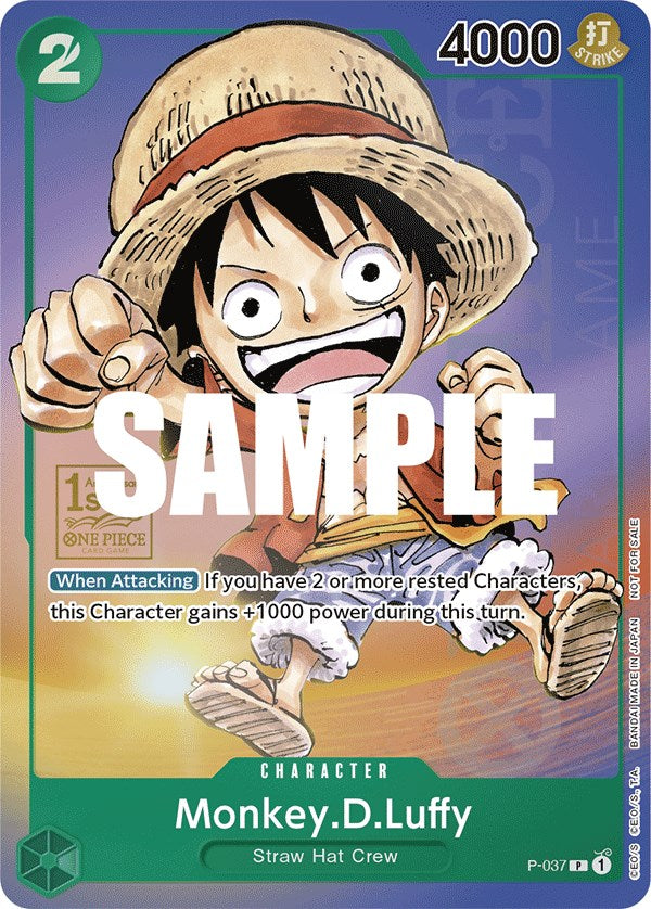 Monkey.D.Luffy (1st Anniversary Tournament) [One Piece Promotion Cards] | Silver Goblin