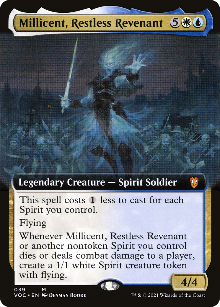 Millicent, Restless Revenant (Extended Art) [Innistrad: Crimson Vow Commander]