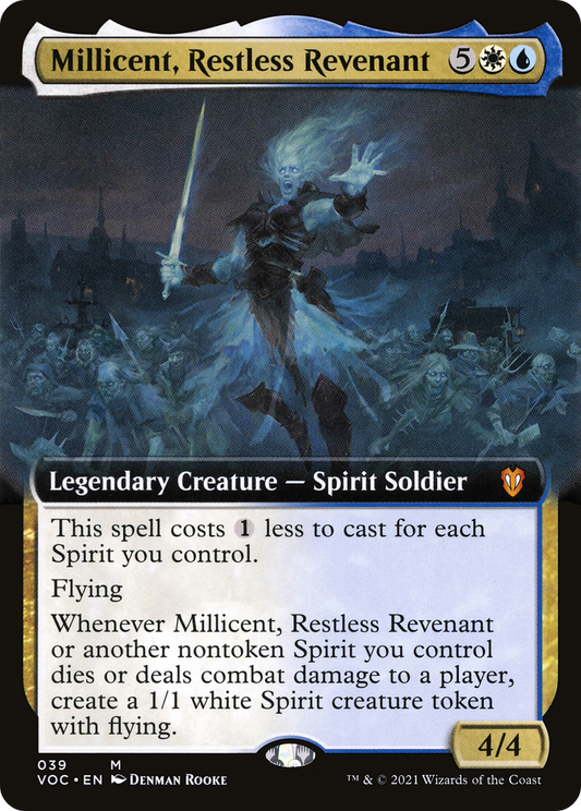 Millicent, Restless Revenant (Extended Art) [Innistrad: Crimson Vow Commander]