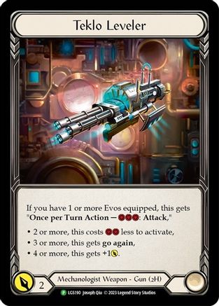 Teklo Leveler - LGS190 (LGS190) Cold Foil - Flesh and Blood: Promo Cards