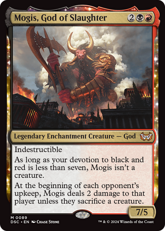 Mogis, God of Slaughter [Duskmourn: House of Horror Commander]