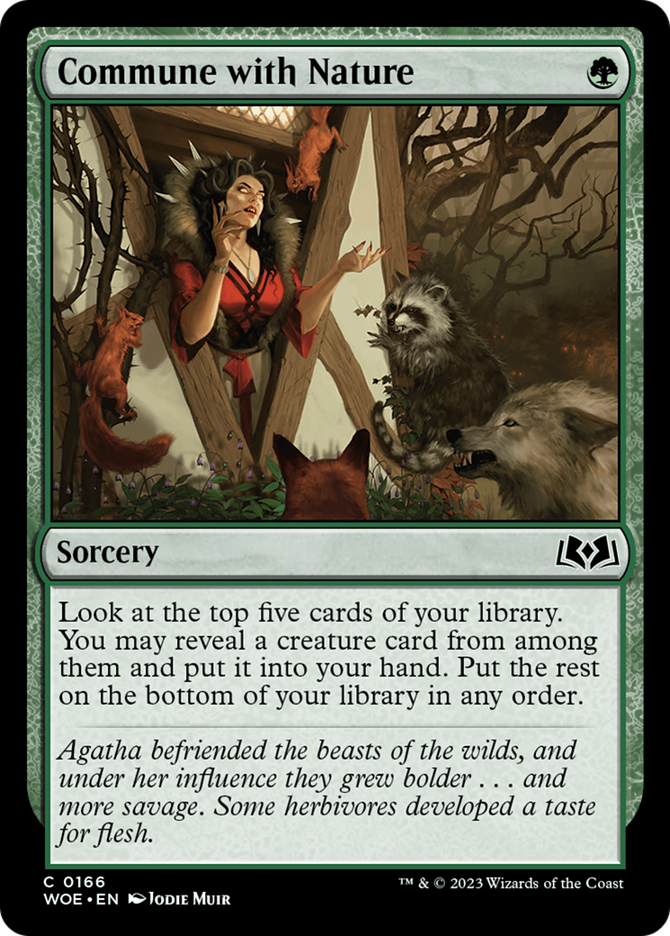 Commune with Nature [Wilds of Eldraine] Foil