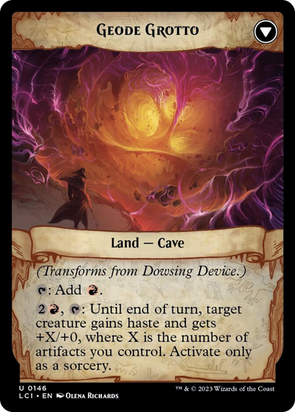 Dowsing Device // Geode Grotto [The Lost Caverns of Ixalan] Foil