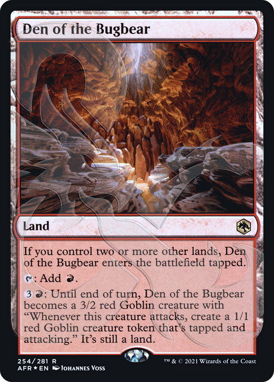 Den of the Bugbear (Ampersand Promo) [Dungeons & Dragons: Adventures in the Forgotten Realms Promos]