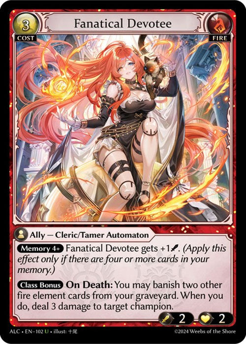 Fanatical Devotee (102) [Alchemical Revolution] Foil