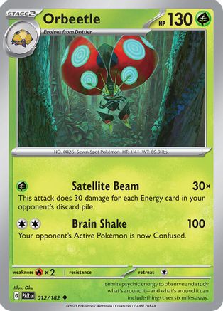 Orbeetle (12) Reverse Holofoil - Paradox Rift