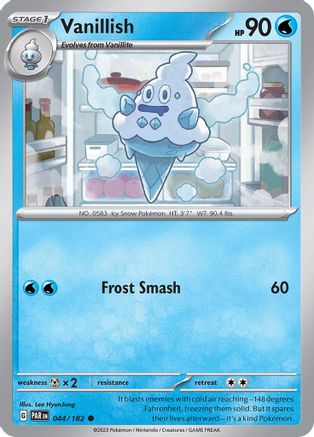 Vanillish (44) Reverse Holofoil - Paradox Rift