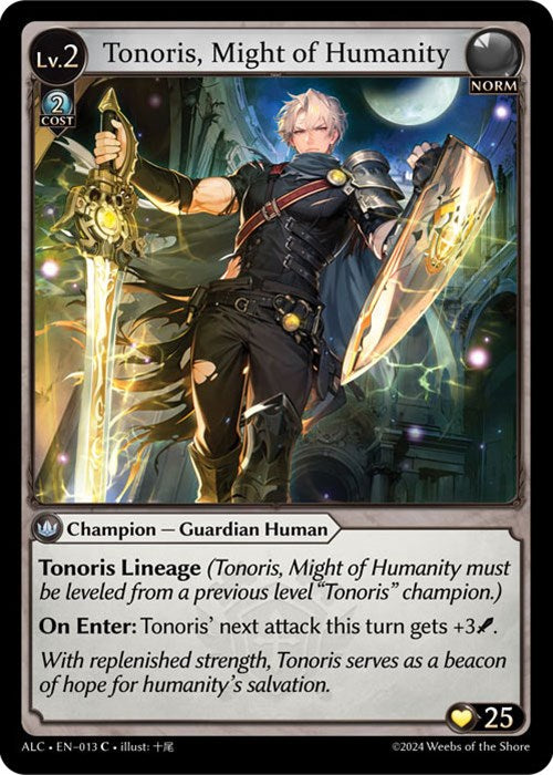 Tonoris, Might of Humanity (013) [Alchemical Revolution] Foil