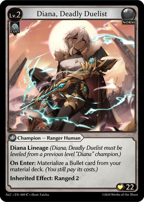 Diana, Deadly Duelist (009) [Alchemical Revolution] Foil