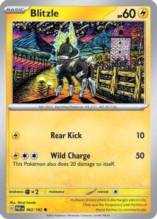 Blitzle (062/182) [Scarlet & Violet: Paradox Rift] Reverse Holofoil
