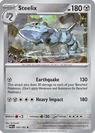 Steelix (125/182) [Scarlet & Violet: Paradox Rift] | Silver Goblin