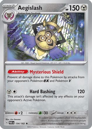 Aegislash (134/182) [Scarlet & Violet: Paradox Rift] Reverse Holofoil