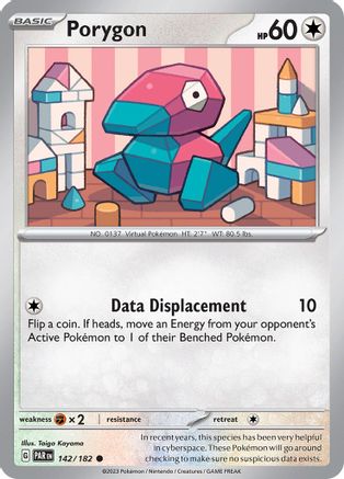 Porygon (142/182) [Scarlet & Violet: Paradox Rift] | Silver Goblin