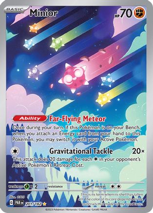 Minior - 201/182 (201) Holofoil - SV04 Paradox Rift