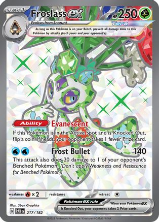 Froslass ex (217) Holofoil - Paradox Rift