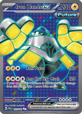 Iron Hands ex - 223/182 (223) Holofoil - SV04 Paradox Rift