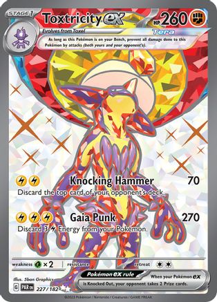 Toxtricity ex - 227/182 (227) Holofoil - SV04 Paradox Rift
