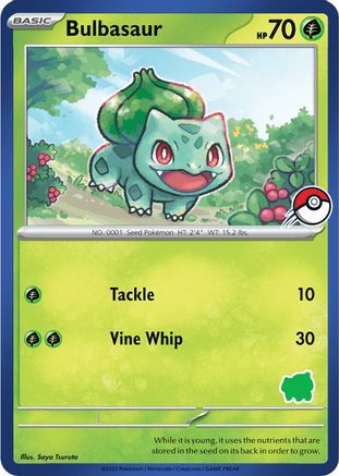 Bulbasaur (Blue Border) [My First Battle] | Silver Goblin