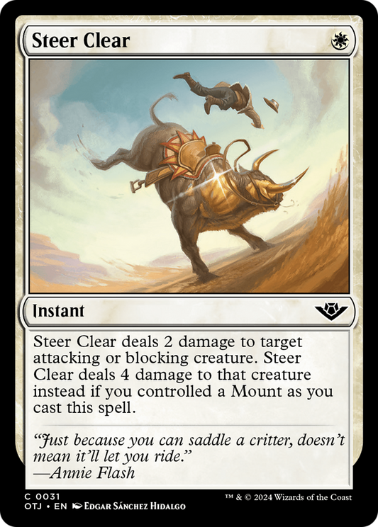 Steer Clear [Outlaws of Thunder Junction] Foil