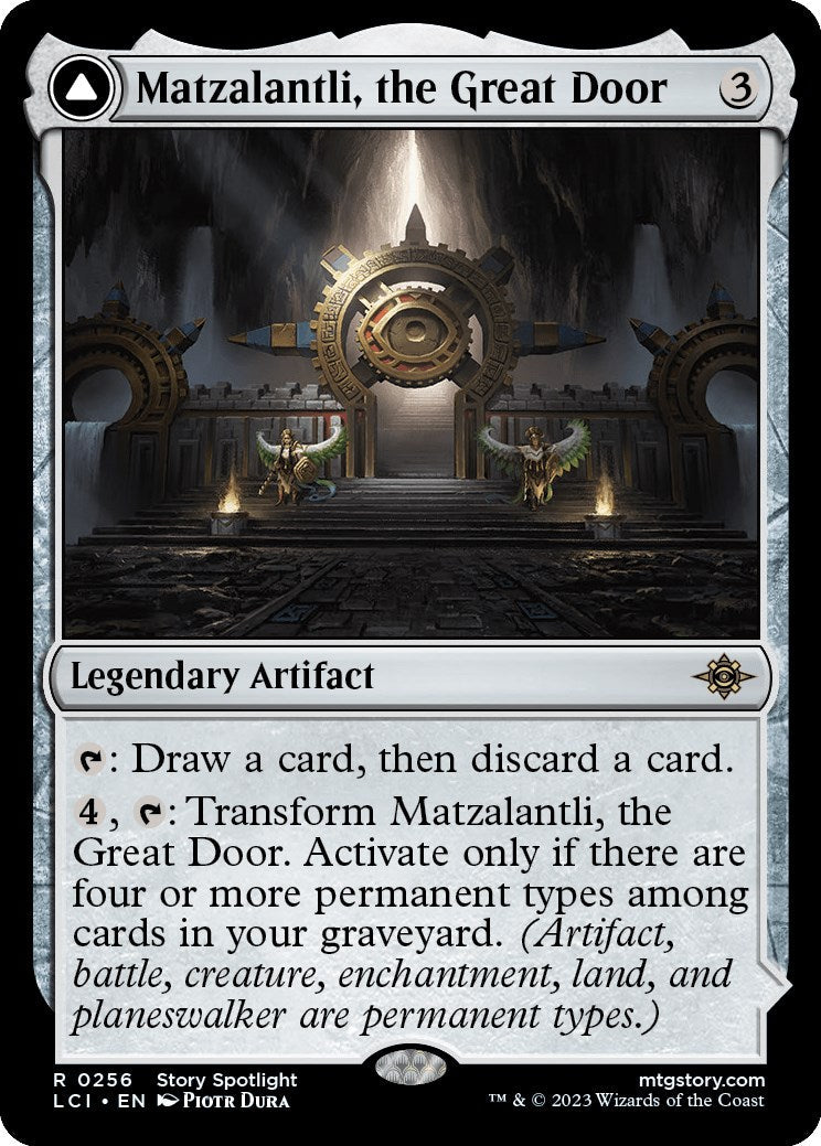 Matzalantli, the Great Door // The Core [The Lost Caverns of Ixalan] Foil