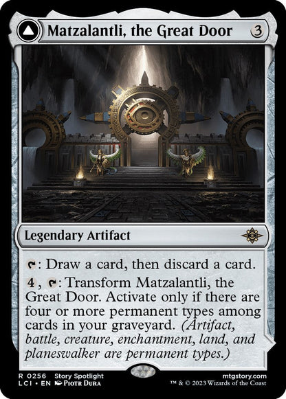 Matzalantli, the Great Door // The Core [The Lost Caverns of Ixalan] Foil