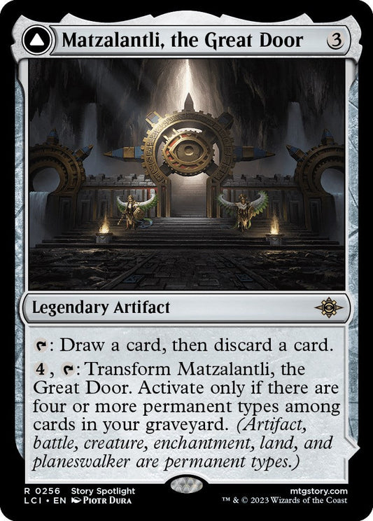 Matzalantli, the Great Door // The Core [The Lost Caverns of Ixalan] Foil