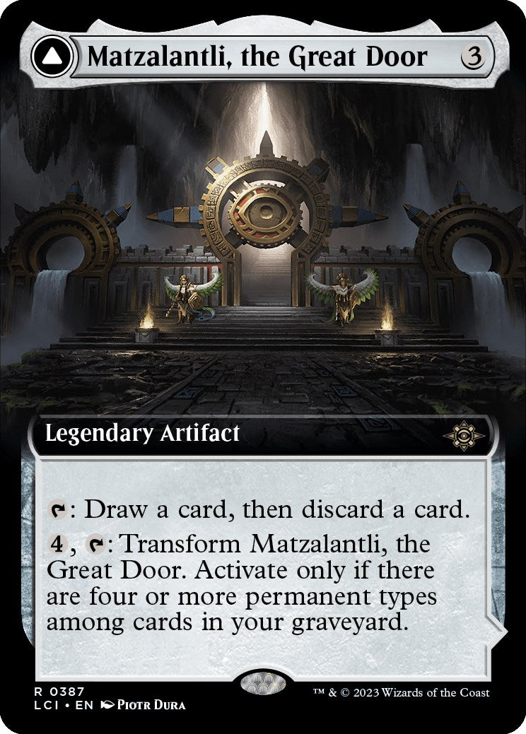 Matzalantli, the Great Door // The Core (Extended Art) [The Lost Caverns of Ixalan] Foil