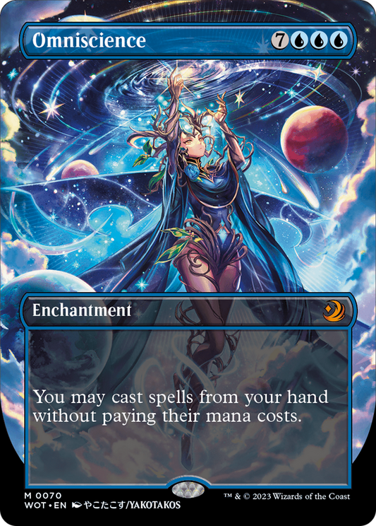 Omniscience (Anime Borderless) [Wilds of Eldraine: Enchanting Tales] Foil