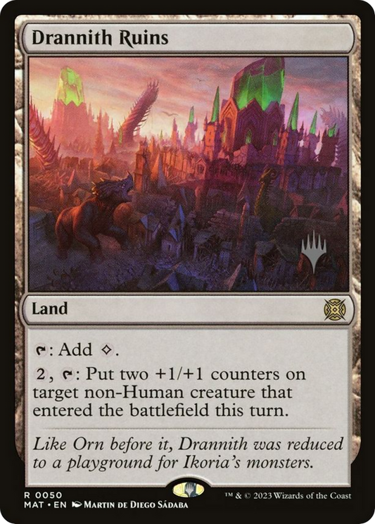Drannith Ruins (Promo Pack) [The Lost Caverns of Ixalan Promos] Foil