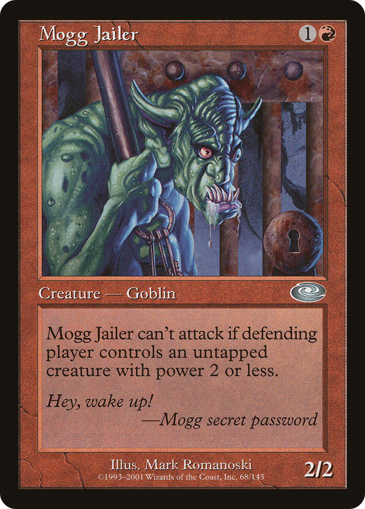 Mogg Jailer [Planeshift] | Silver Goblin