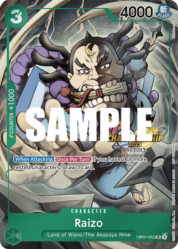 Raizo (CS 2023 Event Pack) [One Piece Promotion Cards] | Silver Goblin