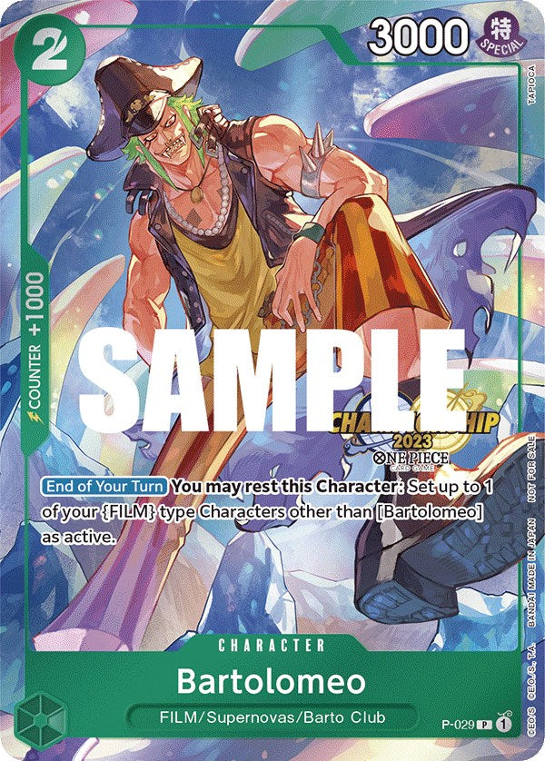 Bartolomeo (CS 2023 Event Pack) [One Piece Promotion Cards] | Silver Goblin