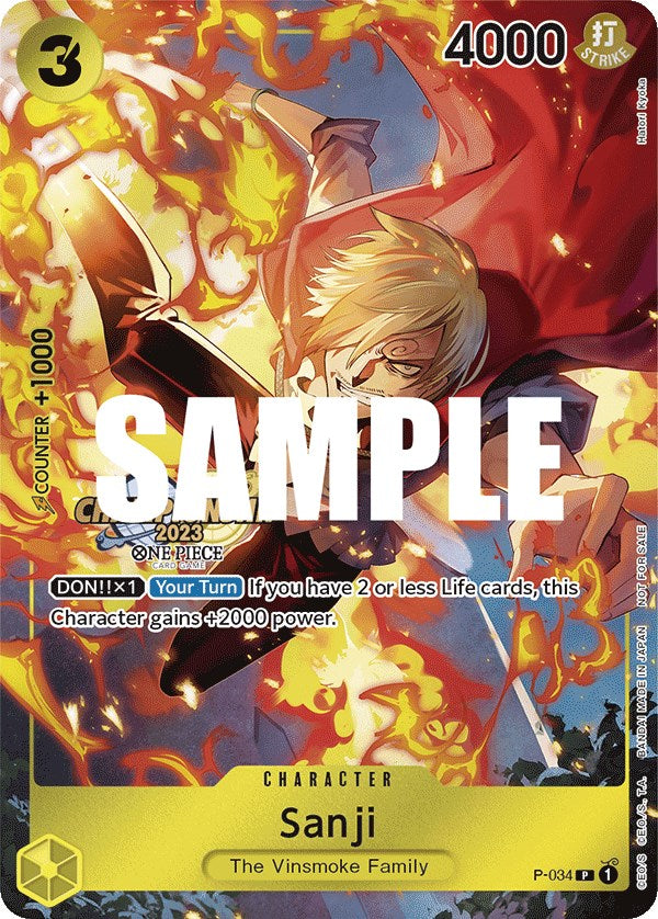 Sanji (CS 2023 Event Pack) [One Piece Promotion Cards] | Silver Goblin