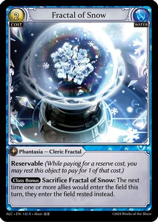 Fractal of Snow (132) [Alchemical Revolution] Foil