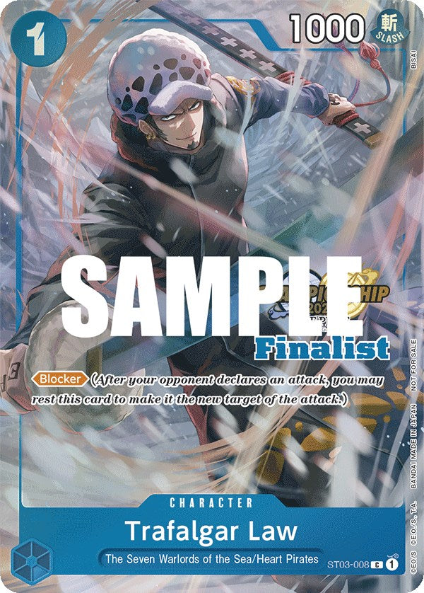 Trafalgar Law (CS 2023 Top Players Pack) [Finalist] [One Piece Promotion Cards] | Silver Goblin