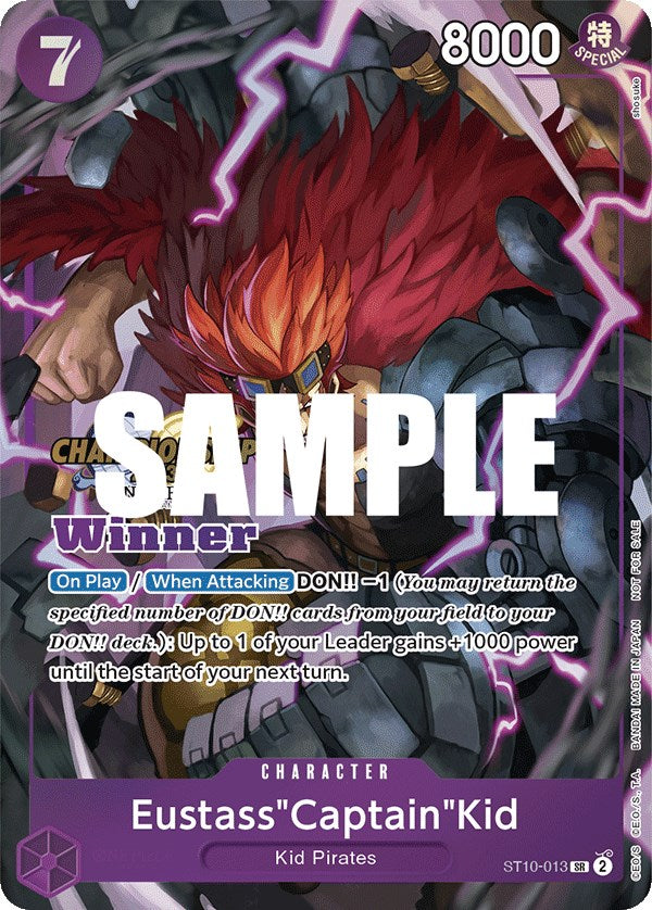 Eustass"Captain"Kid (CS 2023 Top Players Pack) [Winner] [One Piece Promotion Cards] | Silver Goblin