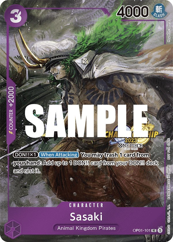 Sasaki (CS 2023 Event Pack Finalist Ver.) [One Piece Promotion Cards] | Silver Goblin