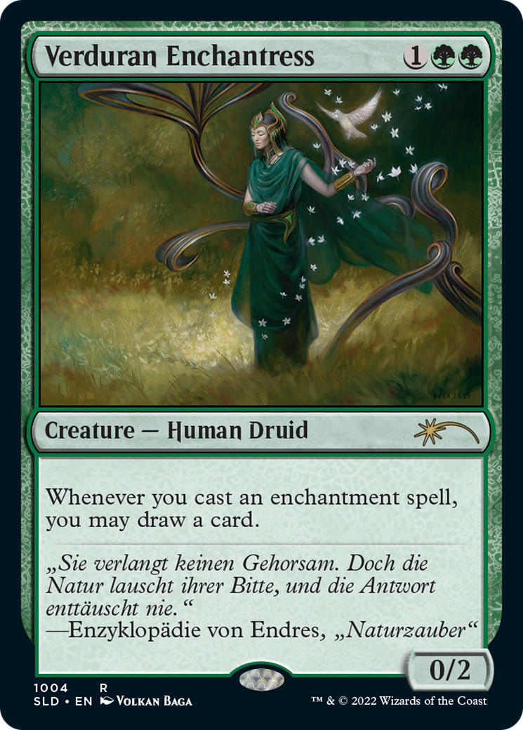 Verduran Enchantress (1004) Foil - Secret Lair Drop