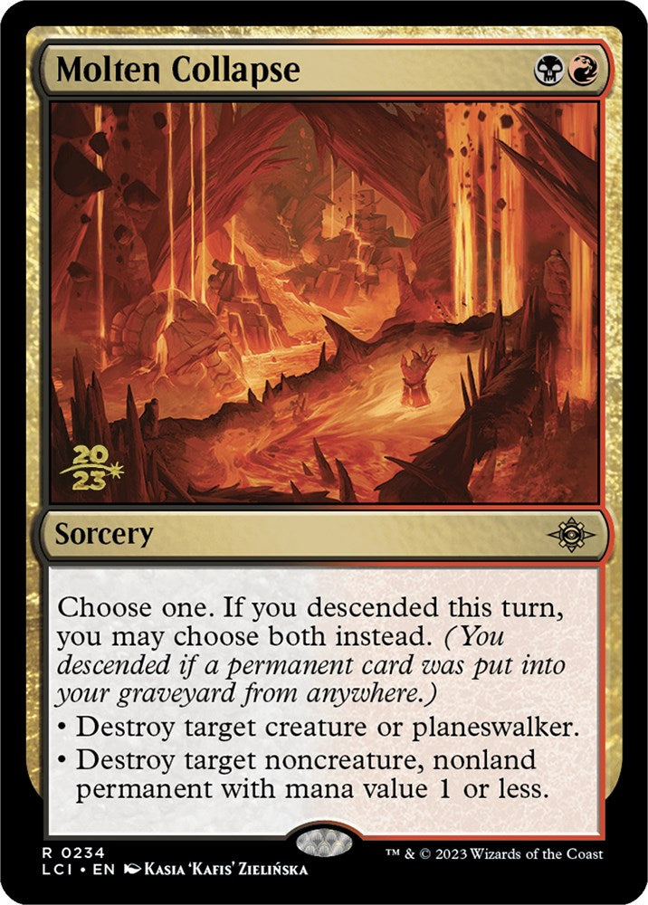 Molten Collapse [The Lost Caverns of Ixalan Prerelease Cards] | Silver Goblin