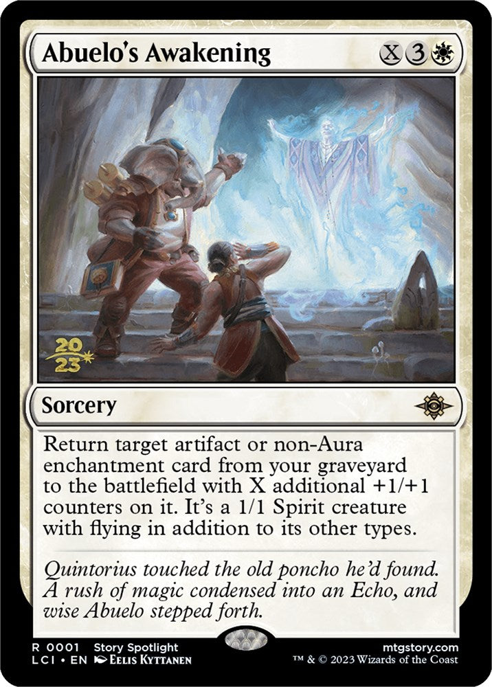 Abuelo's Awakening [The Lost Caverns of Ixalan Prerelease Cards] | Silver Goblin